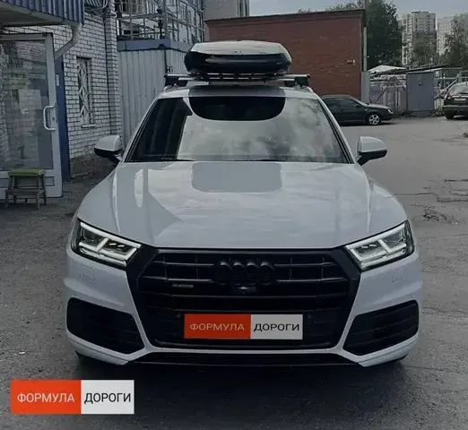 Автобокс ENROAD Nomadix Pro XL Slim 400-E · Чёрный, артикул E-DB-115301, на Audi Q5 — реальная установка