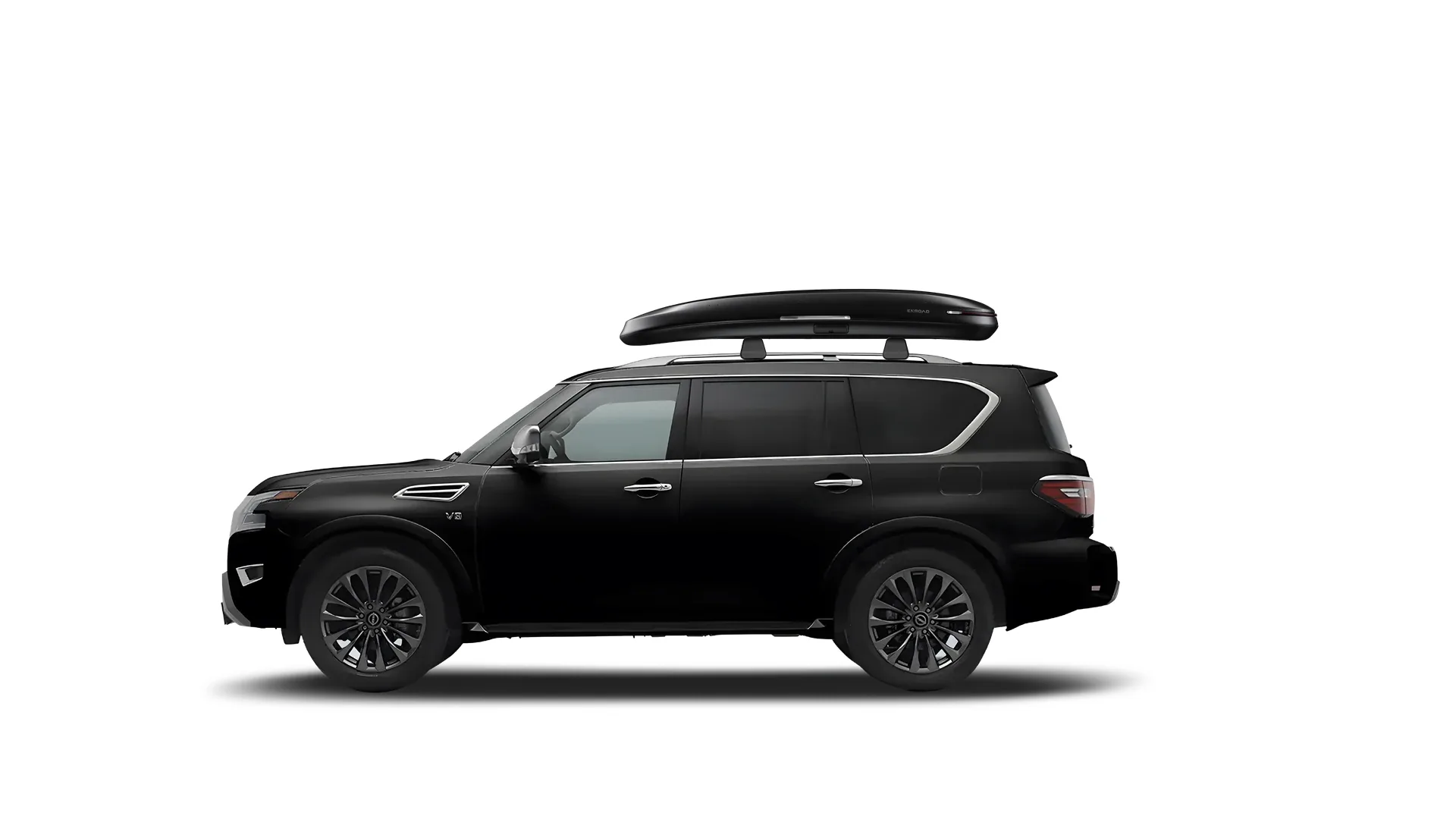 Бокс на крышу Nissan Patrol/Armada — ENROAD Nomadix Pro XXL Slim-450
