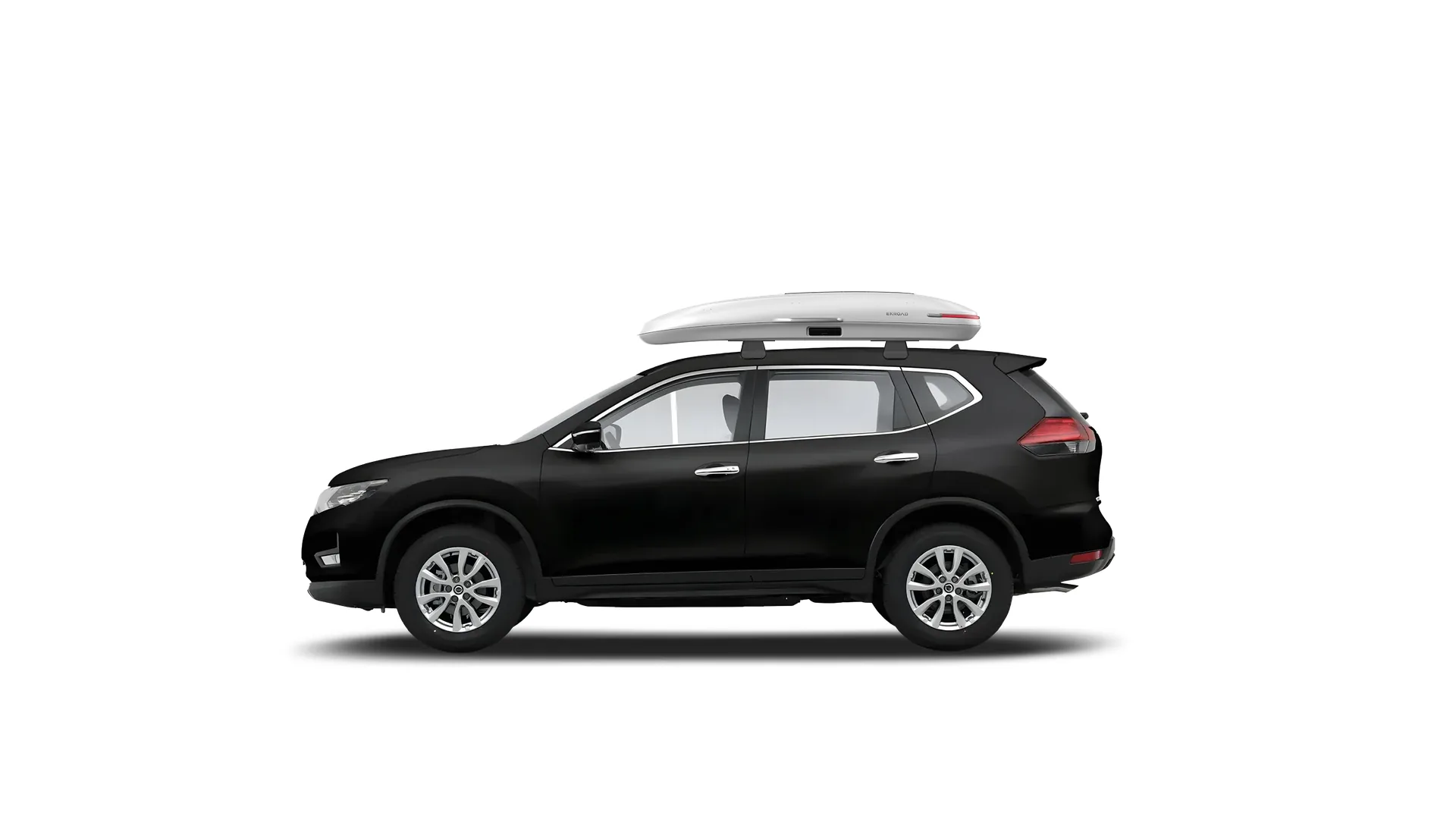 Бокс на крышу Nissan Rogue/Qashqai/Juke — ENROAD Nomadix Pro XL Slim 400-E