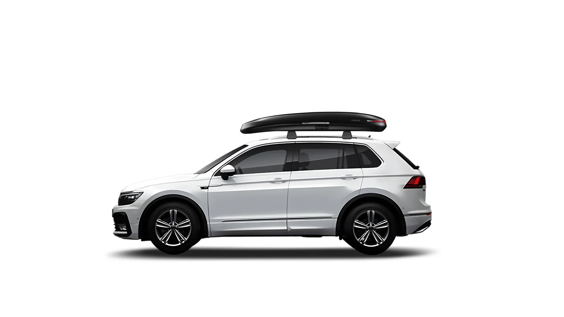 Бокс на крышу Volkswagen Tiguan — ENROAD Nomadix Pro XXL Slim 450-E