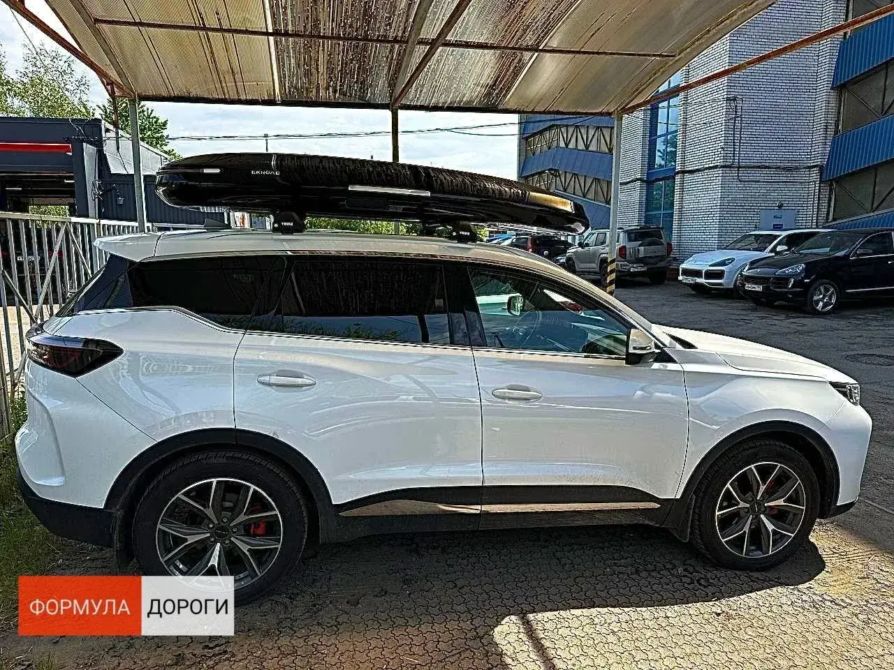 Установка автобокса ENROAD на CheryAuto Tiggo 7L в магазине Формула Дороги